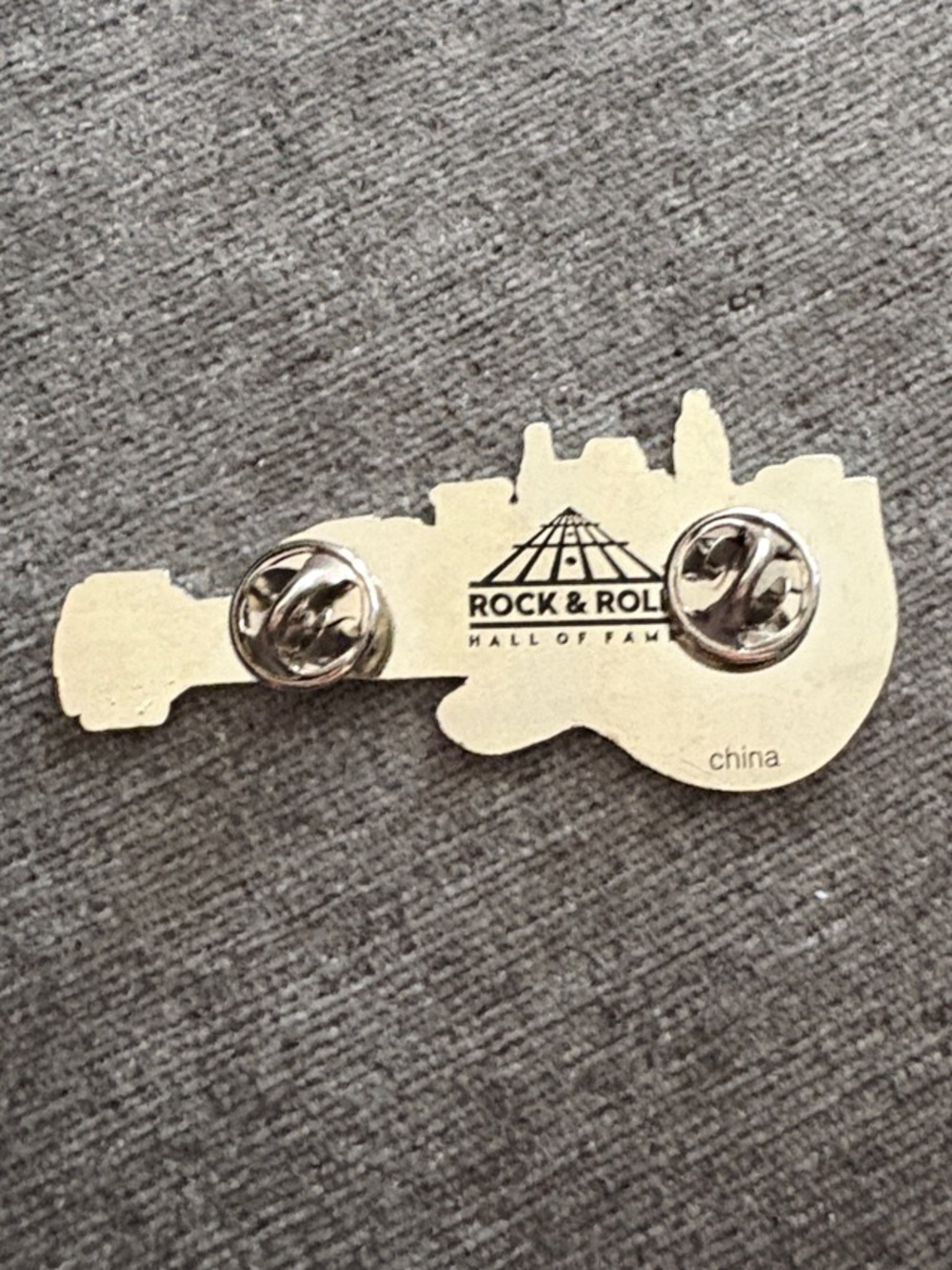Long Live Rock Red Guitar Enamel Pin from ROCK N ROLL HALL OF FAME 🎸 - Picture 2 of 2
